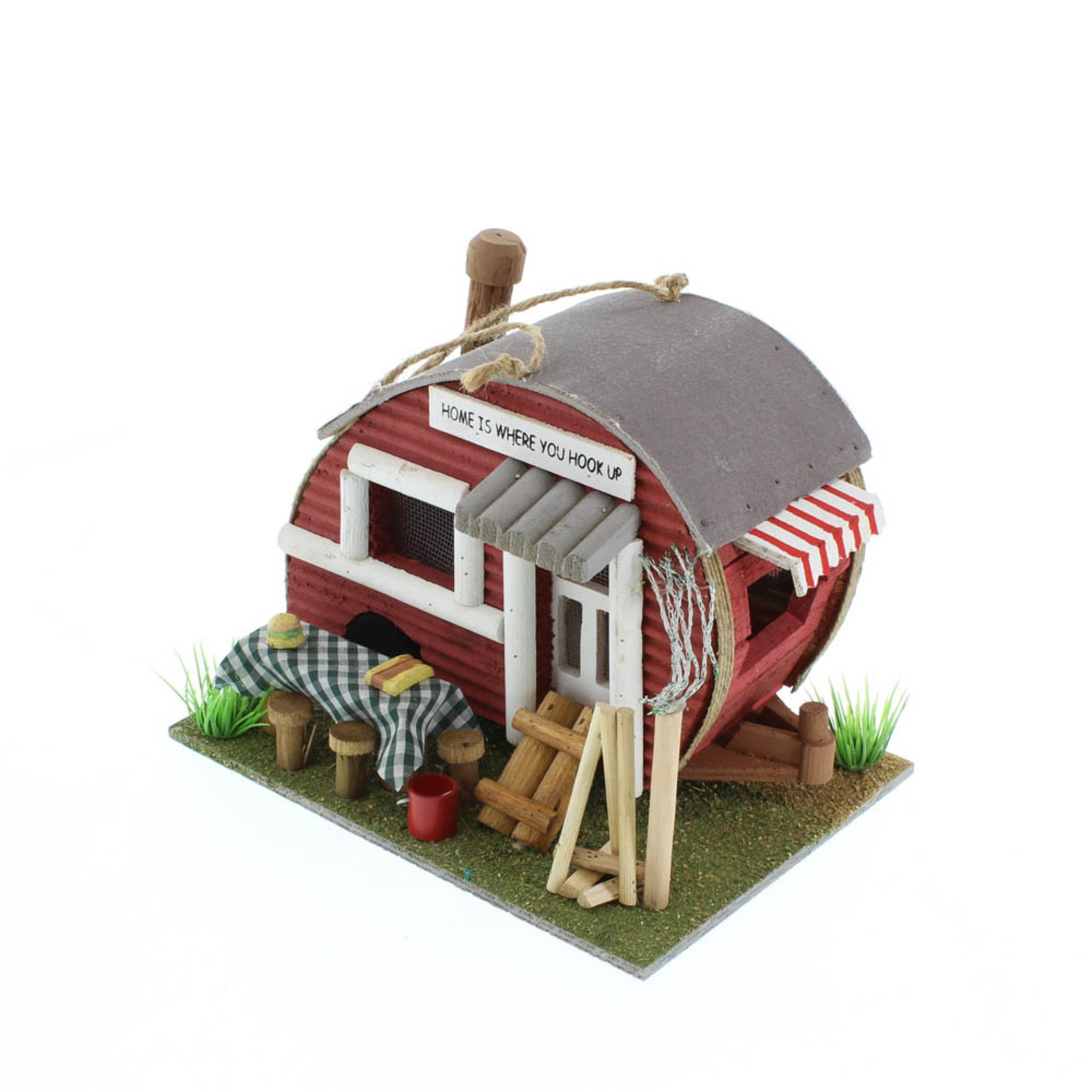 Red Trailer Birdhouse - Image 2