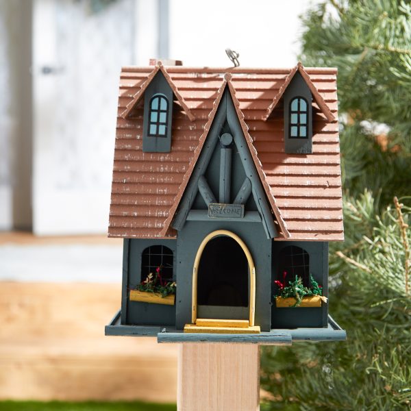 Storybook Cottage Birdhouse - Image 4