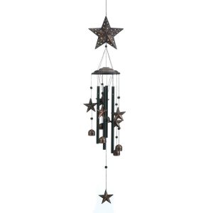 Bronze Stars Wind Chimes