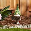 Garden Gnome Glowing Welcome Sign Solar Statue - Image 4