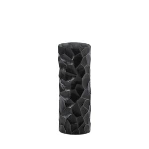 Gramercy Black Hammered Vase