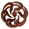 Bronze Flower Windmill Stake