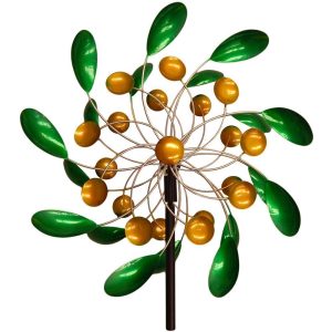 Spoon Solar Windmill Garden Stake