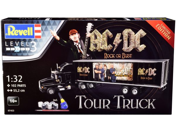 Level 3 Model Kit Kenworth Tour Truck "AC/DC Rock or Bust" 1/32 Scale Model by Revell - Image 5