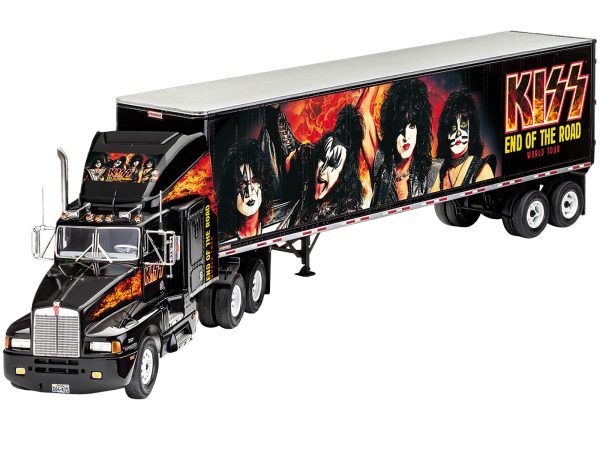 Level 3 Model Kit Kenworth Tour Truck "KISS End of the Road World Tour" 1/32 Scale Model by Revell - Image 2