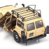 Toyota Land Cruiser 60 RHD (Right Hand Drive) Beige with Stripes and Roof Rack with Accessories 1/18 Diecast Model Car by Kyosho - Image 2