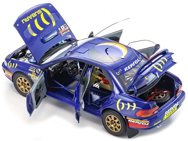 Subaru Impreza #4 Colin McRae - Derek Ringer Winner "RAC Rally" (1994) 1/18 Diecast Model Car by Kyosho - Image 4