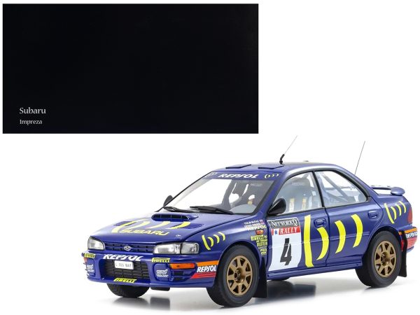 Subaru Impreza #4 Colin McRae - Derek Ringer Winner "RAC Rally" (1994) 1/18 Diecast Model Car by Kyosho - Image 5