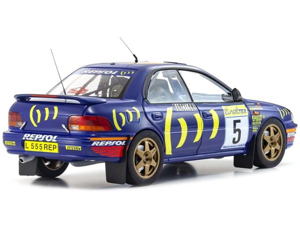 Subaru Impreza #5 Carlos Sainz - Luis Moya Winner "Monte-Carlo Rally" (1995) 1/18 Diecast Model Car by Kyosho - Image 2
