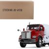 Kenworth T880 with McNeilus Standard Mixer Red Cab/ White Body 1/34 Diecast Model by First Gear