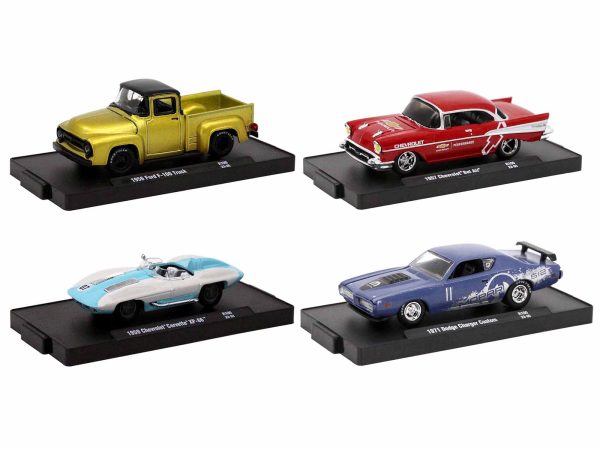 "Auto-Drivers" Set of 4 pieces in Blister Packs Release 100 Limited Edition to 9600 pieces Worldwide 1/64 Diecast Model Cars by M2 Machines - Image 2