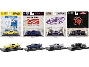 "Auto-Drivers" Set of 4 pieces in Blister Packs Release 89 Limited Edition to 9600 pieces Worldwide 1/64 Diecast Model Cars by M2 Machines