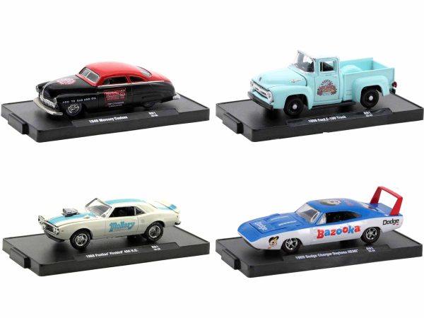 "Auto-Drivers" Set of 4 pieces in Blister Packs Release 91 Limited Edition to 9600 pieces Worldwide 1/64 Diecast Model Cars by M2 Machines - Image 2