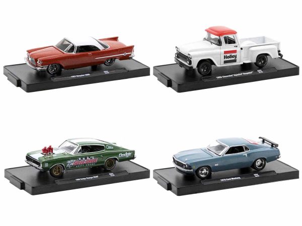"Auto-Drivers" Set of 4 pieces in Blister Packs Release 92 Limited Edition to 9600 pieces Worldwide 1/64 Diecast Model Cars by M2 Machines - Image 2
