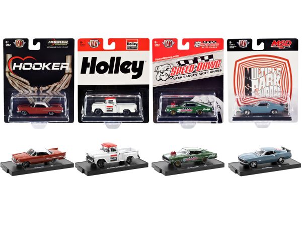 "Auto-Drivers" Set of 4 pieces in Blister Packs Release 92 Limited Edition to 9600 pieces Worldwide 1/64 Diecast Model Cars by M2 Machines