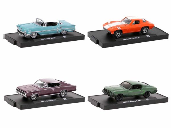 "Auto-Drivers" Set of 4 pieces in Blister Packs Release 98 Limited Edition to 7500 pieces Worldwide 1/64 Diecast Model Cars by M2 Machines - Image 2