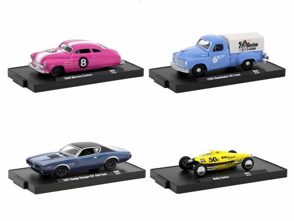 "Auto-Drivers" Set of 4 pieces in Blister Packs Release 99 Limited Edition to 9600 pieces Worldwide 1/64 Diecast Model Cars by M2 Machines - Image 2