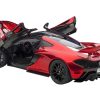 Mclaren P1 Volcano Red with Carbon Top 1/12 Model Car by Autoart - Image 3