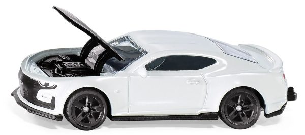 Chevrolet Camaro White with Black Hood Diecast Model Car by Siku - Image 4