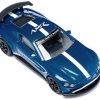 Aston Martin Vantage GT4 Blue Metallic with White Stripes Diecast Model Car by Siku - Image 2