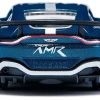 Aston Martin Vantage GT4 Blue Metallic with White Stripes Diecast Model Car by Siku - Image 3