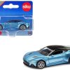 Aston Martin DBS Superleggera Blue Metallic with Black Top Diecast Model Car by Siku - Image 4
