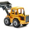 Truck with Low Loader Trailer and Front Loader Yellow Diecast Model by Siku - Image 4