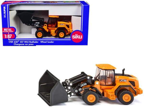 JCB 457 WLS Wheel Loader Yellow 1/87 (HO) Diecast Model by Siku - Image 5