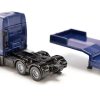 MAN Truck Blue Metallic with Low Loader Trailer and JCB 457 Wheel Loader Yellow 1/87 (HO) Diecast Model by Siku - Image 2