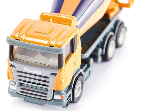 Scania Mixer Truck Yellow 1/87 (HO) Diecast Model by Siku - Image 2