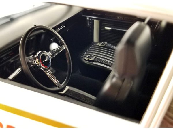 1970 Chevrolet Nova SS White with Graphics "Hurst - Name the Shifter Contest Grand Prize" Limited Edition to 564 pieces Worldwide 1/18 Diecast Model Car by GMP - Image 2