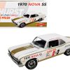 1970 Chevrolet Nova SS White with Graphics "Hurst - Name the Shifter Contest Grand Prize" Limited Edition to 564 pieces Worldwide 1/18 Diecast Model Car by GMP - Image 3