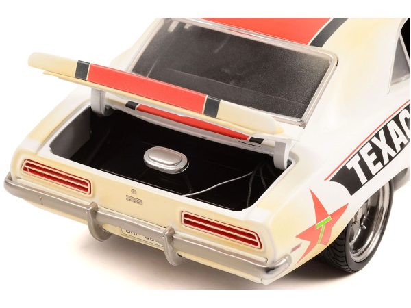 1969 Chevrolet Camaro RS #18 White with Red and Black Stripes (Raced Version) "Pro Touring - Texaco" Limited Edition to 498 pieces Worldwide 1/18 Diecast Model Car by GMP - Image 4