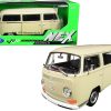1972 Volkswagen T2 Bus Van Cream 1/24 Diecast Model by Welly