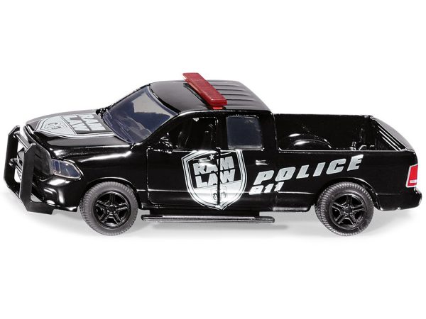 RAM 1500 Pickup Truck Police Black "Raw Law" 1/50 Diecast Model Car by Siku - Image 2