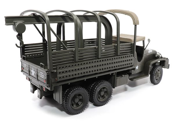 GMC CCKW353 Wrecker Tow Truck Olive Drab "United States Army" 1/43 Diecast Model by Militaria Die Cast - Image 3