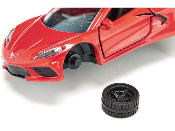 Chevrolet Corvette Stingray Red 1/50 Diecast Model by Siku - Image 4