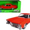 1965 Buick Riviera Gran Sport Red 1/24 Diecast Model Car by Welly