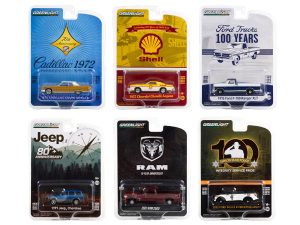 "Anniversary Collection" Set of 6 pieces Series 14 1/64 Diecast Model Cars by Greenlight