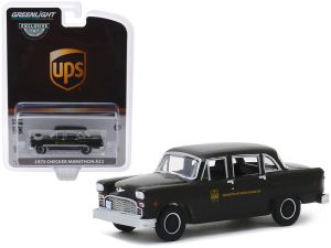 1975 Checker Marathon A11 Parcel Delivery "United Parcel Service Canada Ltd" (UPS) Dark Brown "Hobby Exclusive" 1/64 Diecast Model Car by Greenlight
