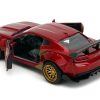 2016 Chevrolet Camaro Red Metallic and Gold and Iron Man Diecast Figure "The Avengers" "Hollywood Rides" Series 1/32 Diecast Model Car by Jada - Image 3