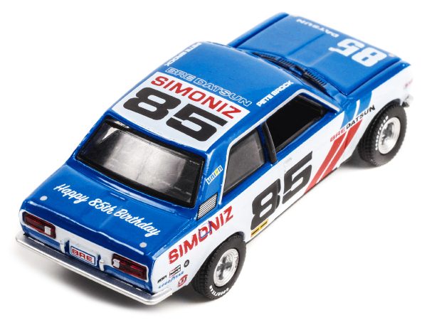 1972 Datsun 510 #85 BRE (Brock Racing Enterprises) "Happy 85th Birthday Peter Brock" "Hobby Exclusive" 1/64 Diecast Model Car by Greenlight - Image 2