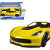 2015 Chevrolet Corvette Stingray C7 Z06 Yellow 1/24 Diecast Model Car by Maisto
