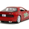 1985 Mazda RX-7 RHD (Right Hand Drive) Red with Graphics and Trix Rabbit Diecast Figure "Trix Cereal" "Hollywood Rides" Series 1/24 Diecast Model Car by Jada - Image 2