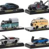 "Auto-Thentics" 6 piece Set Release 67 IN DISPLAY CASES Limited Edition to 8400 pieces Worldwide 1/64 Diecast Model Cars by M2 Machines