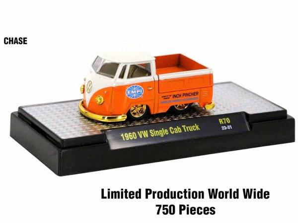 "Auto Meets" Set of 6 Cars IN DISPLAY CASES Release 70 Limited Edition 1/64 Diecast Model Cars by M2 Machines - Image 2