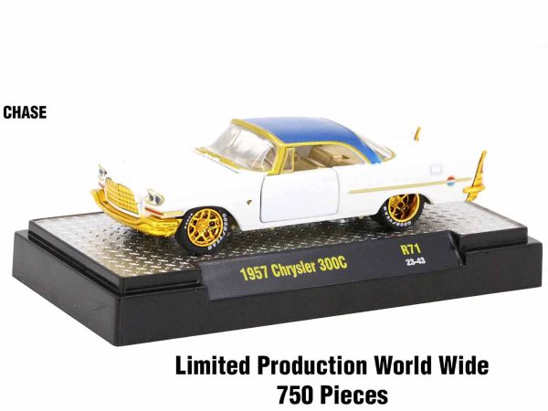 "Auto Meets" Set of 6 Cars IN DISPLAY CASES Release 71 Limited Edition 1/64 Diecast Model Cars by M2 Machines - Image 2