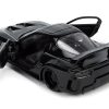 1995 Mazda RX-7 RHD (Right Hand Drive) Black and Black Panther Diecast Figure "The Avengers" "Hollywood Rides" Series 1/32 Diecast Model Car by Jada - Image 4