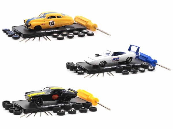"Auto Wheels" 3 piece Car Set Release 10 Limited Edition to 5000 pieces Worldwide 1/64 Diecast Model Cars by M2 Machines - Image 2