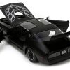 1977 Pontiac Firebird T/A Trans Am Matt Black with Bird Graphic on Hood "Bigtime Muscle" Series 1/24 Diecast Model Car by Jada - Image 2